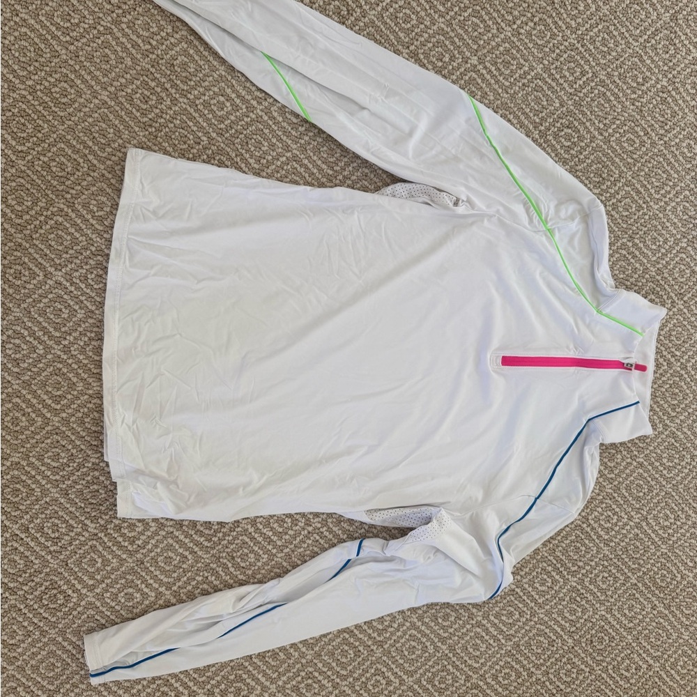 G/FORE sun shield silly tech nylon quarter zip pullover